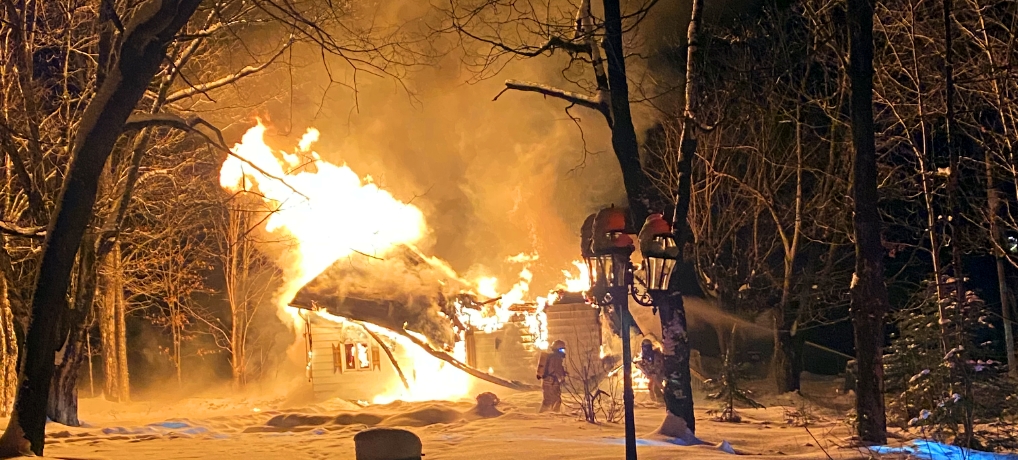 Incendie d’une résidence à Lac-Sergent