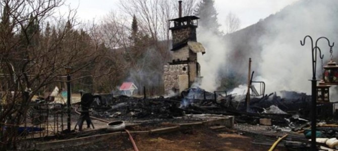 St-Raymond-Incendie de chalet St-Raymond-Incendie de chalet