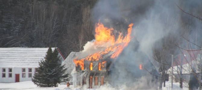 Deschambault-Grondines-Incendie de résidence