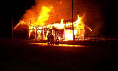 Pont-Rouge-Incendie agricole Pont-Rouge-Incendie agricole