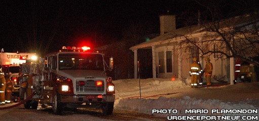 Donnacona-Incendie de résidence Donnacona-Incendie de résidence