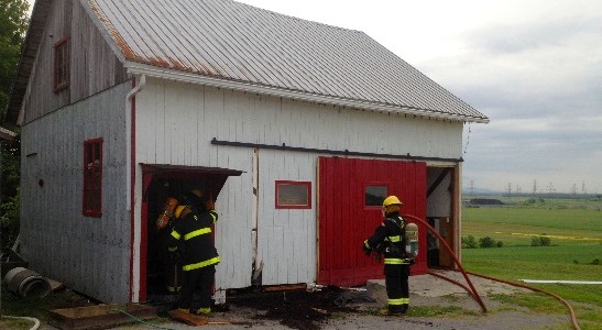 St-Basile-Incendie de garage