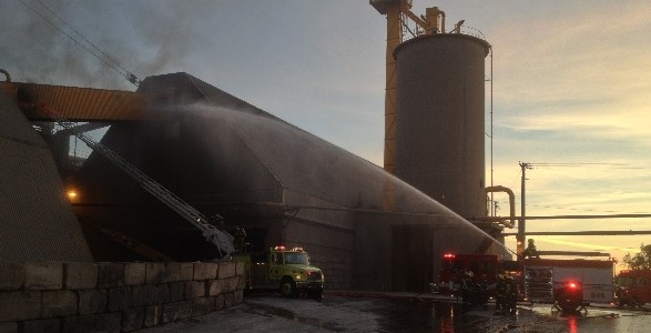 St-Basile-Incendie industriel St-Basile-Incendie industriel