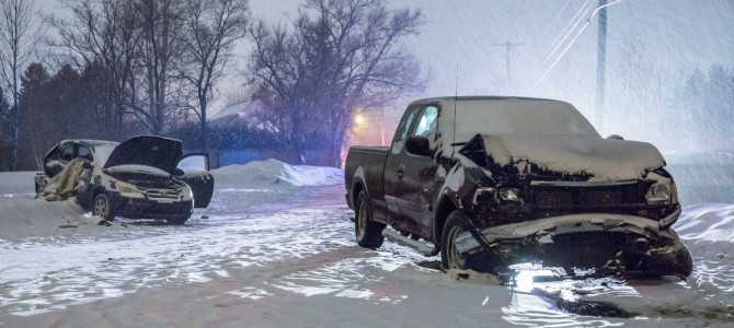 Accident de la route à Ste-Catherine-de-la-Jacques-Cartier