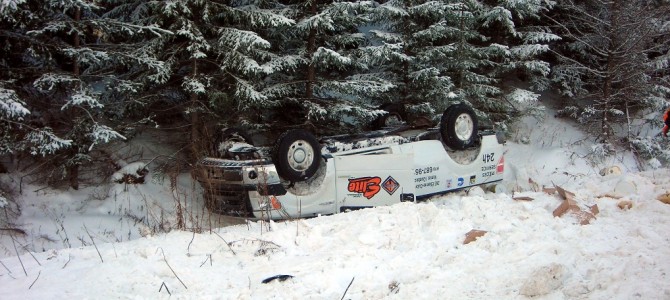 Capotage sur l’autoroute 40 à Donnacona