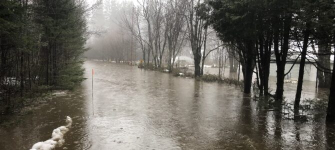 Inondation à Ste-Christine d’Auvergne