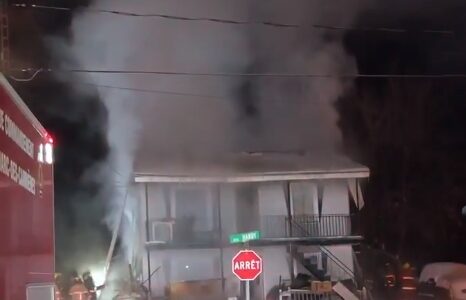 Incendie d&rsquo;un bâtiment résidentiel à Saint-Casimir