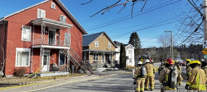 Début d’incendie dans un triplex de Saint-Raymond