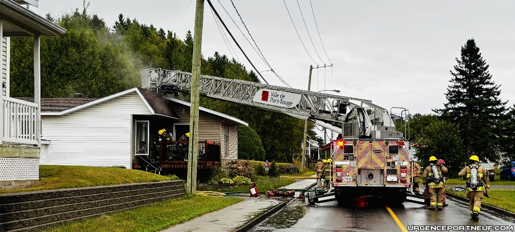 Incendie de résidence à Pont-Rouge