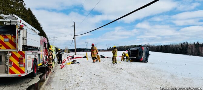 Accident à Saint-Basile