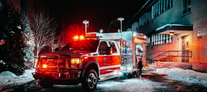 Présentation officielle du camion minipompe du Service des incendies de Saint-Raymond Présentation officielle du camion minipompe du Service des incendies de Saint-Raymond