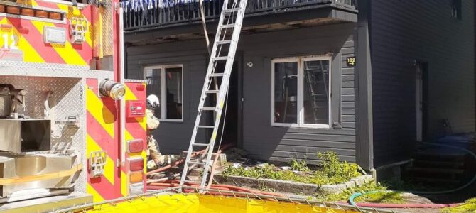 Incendie d’un bâtiment résidentiel à St-Casimir