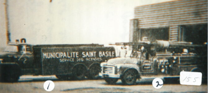 75e anniversaire de fondation du Service des incendies de St-Basile