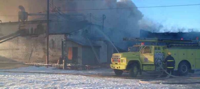 Incendie à la Scierie Dion à St-Raymond