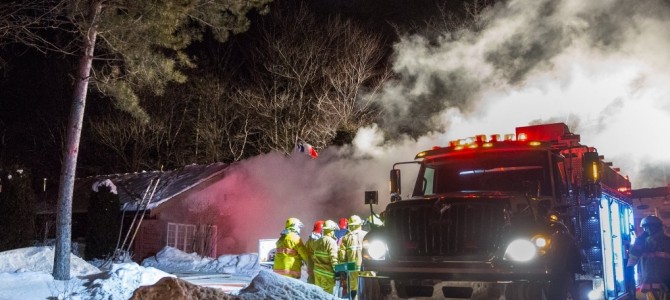 Incendie de résidence à Cap-Santé