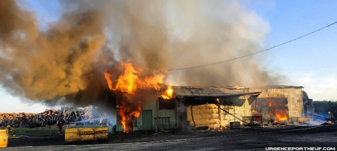 Incendie chez Feuille d’Érable Charbonnerie Ancestrale à Sainte-Christine d’Auvergne