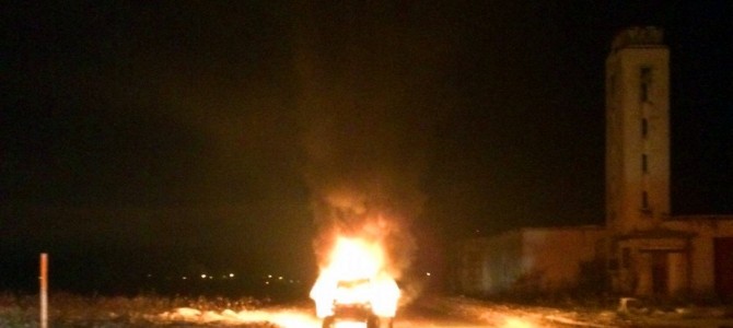 Feu de véhicule à Shannon Feu de véhicule à Shannon