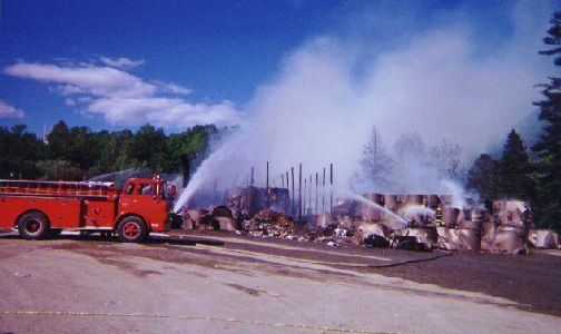 Incendie à l’usine de papier Ford de Portneuf