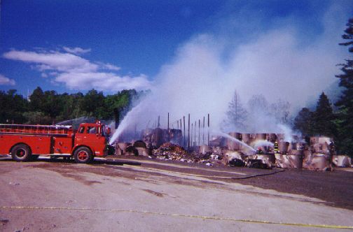 Incendie à l’usine de papier Ford de Portneuf